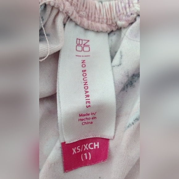 No Boundaries Juniors Floral Pink Summer Top Size XS - Picture 5 of 6